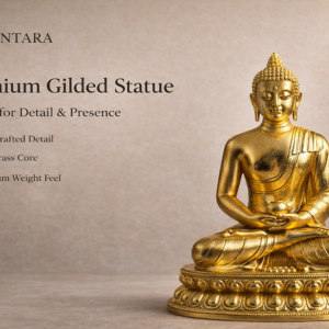 6.5cm thick gold-plated Shakyamuni Buddha