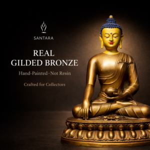15cm bronze replica of an antique Shakyamuni Buddha face