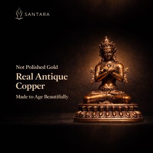 6.5cm bronze antique-style Vajradhara