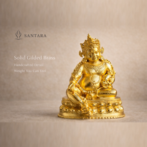 6.5cm thick gold-plated God of Wealth
