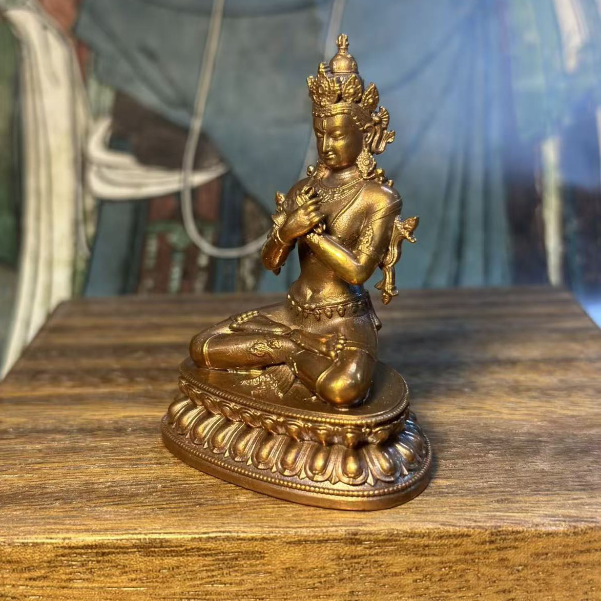 6.5cm bronze antique-style Vajradhara
