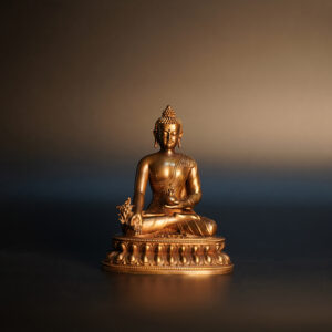 15cm Bronze Antique-Style Medicine Buddha