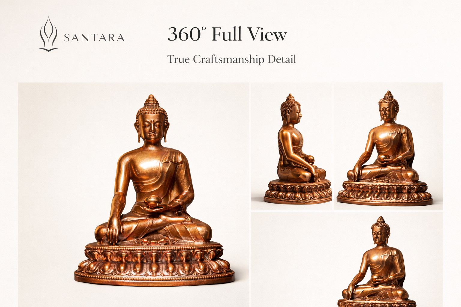 6.5cm Bronze Antique Shakyamuni Buddha