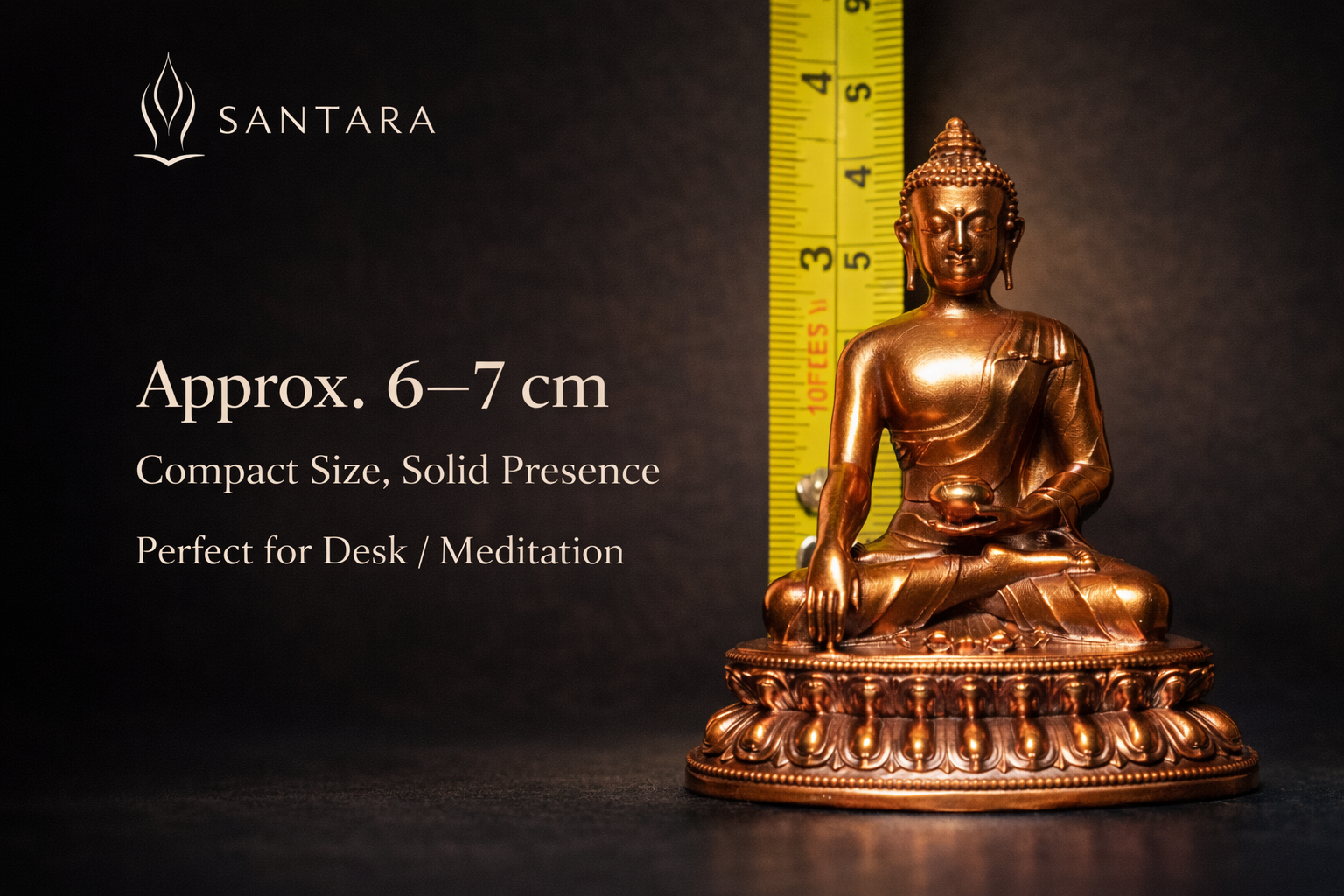 6.5cm Bronze Antique Shakyamuni Buddha